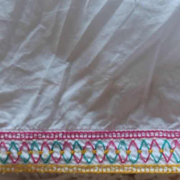 Madewell Embroidered Off-the-Shoulder Top XL - Picture 7 of 7